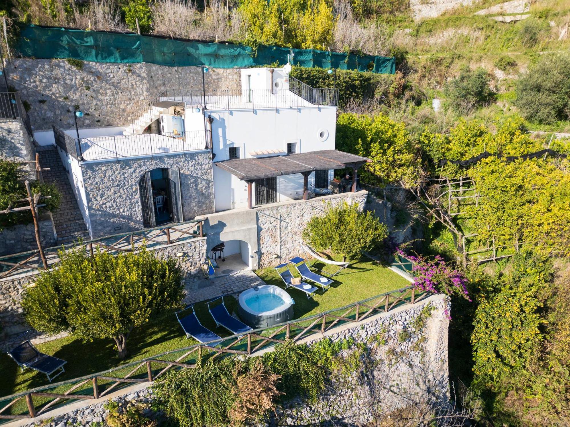 La Cascina - Villa Nenno Conca dei Marini Eksteriør billede
