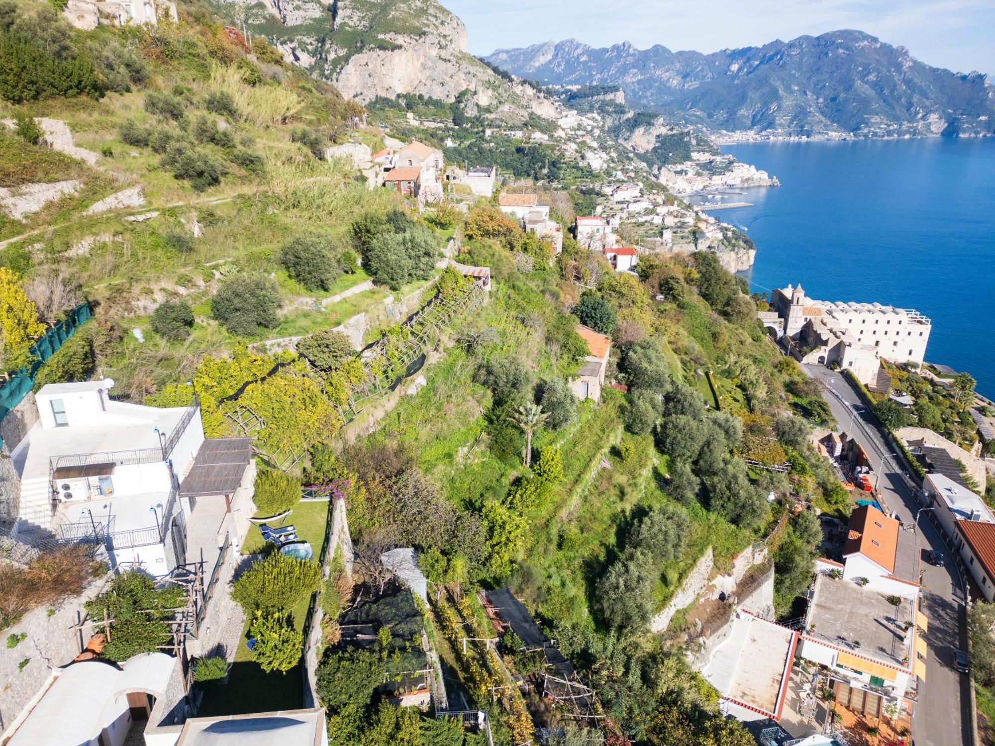 La Cascina - Villa Nenno Conca dei Marini Eksteriør billede